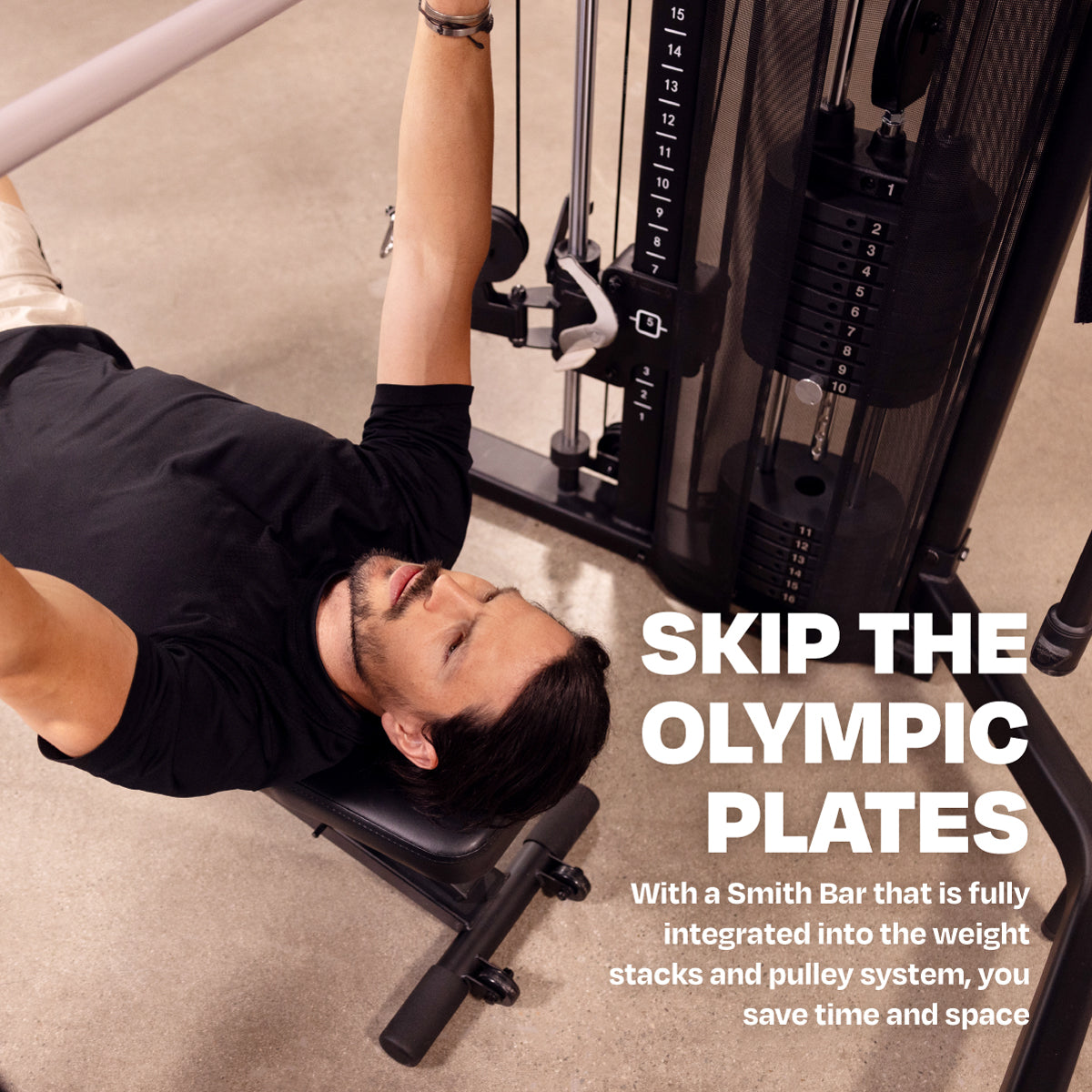 smith machine bench press