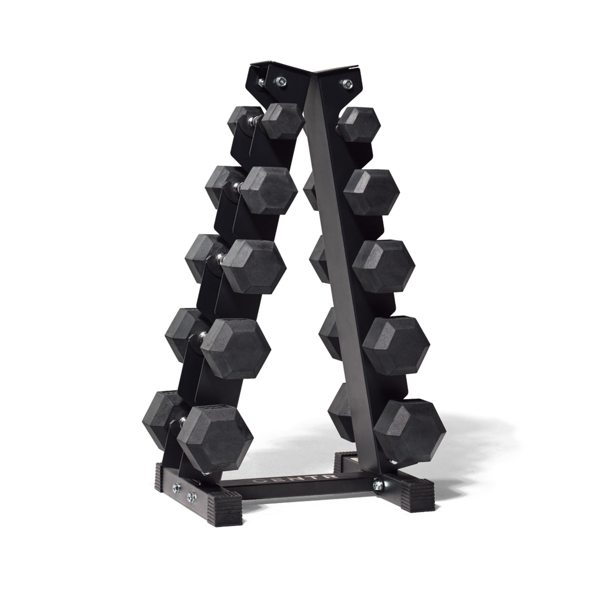 Dumbbell Set with Rack 525 lb Weights Centr
