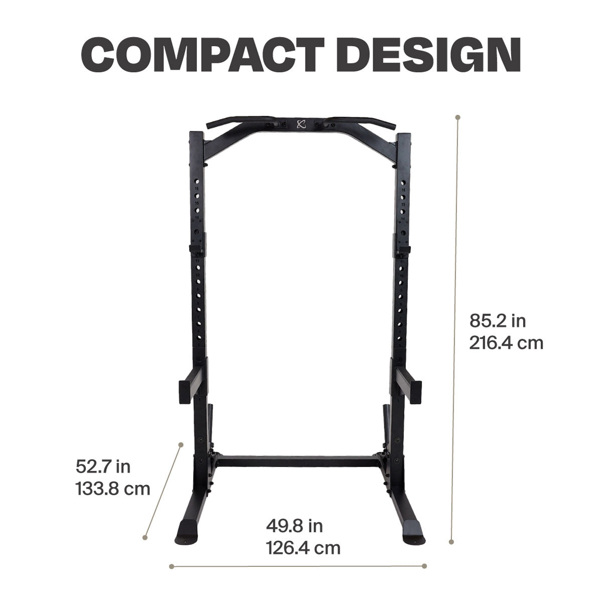 half rack dimensions