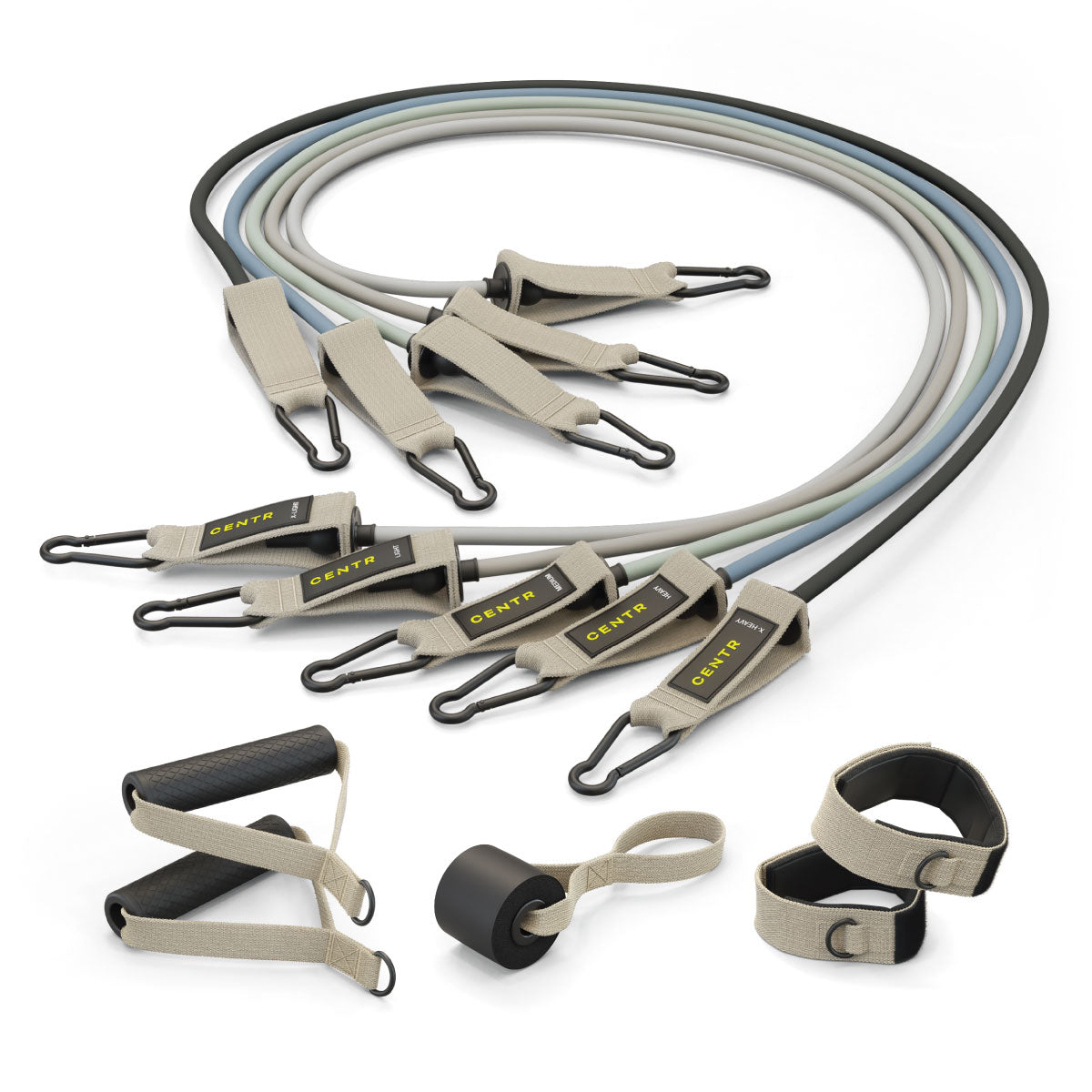 resistance bands with handles