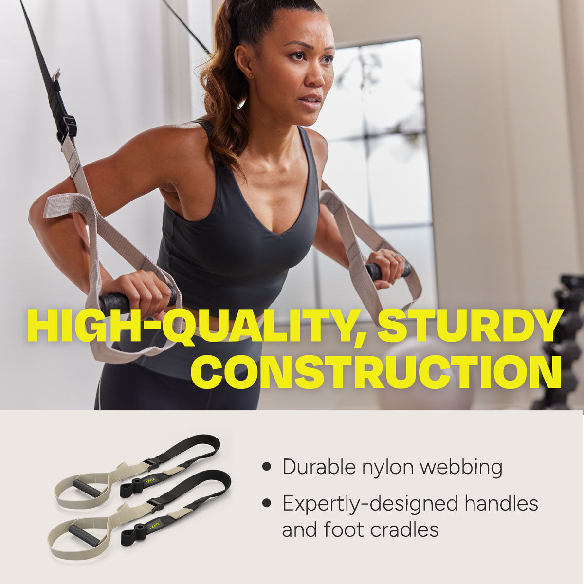 Workout straps with handles sale