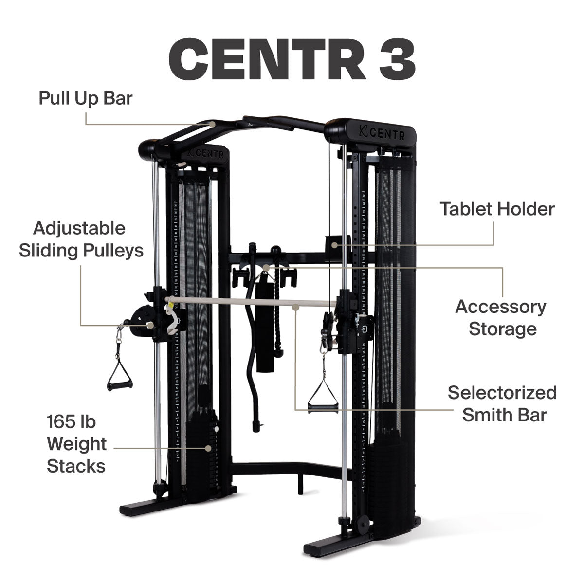 centr 3 functional trainer